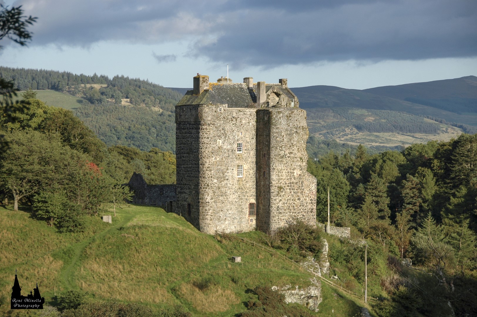 Neidpath Castle, Peebles, Schottland